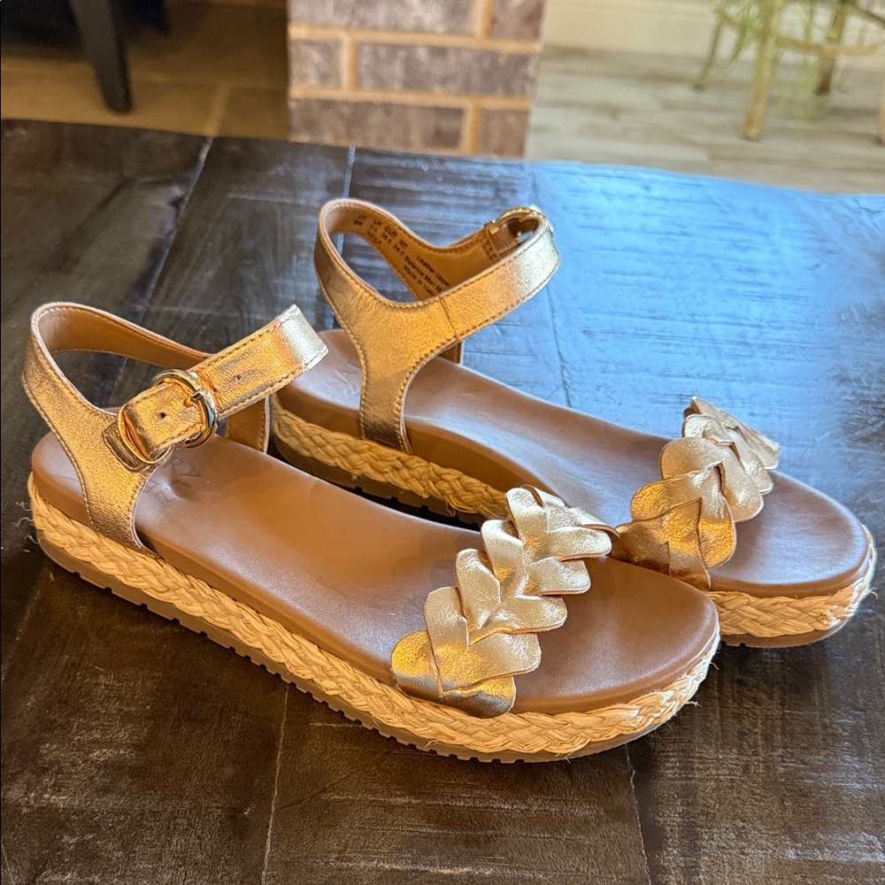 Naturalizer Gold Braided Women's Sandals